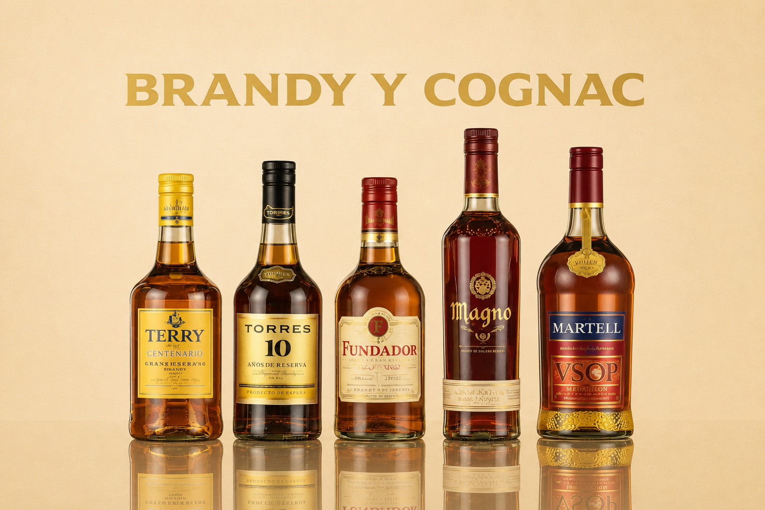 Menú - Brandys y Cognac