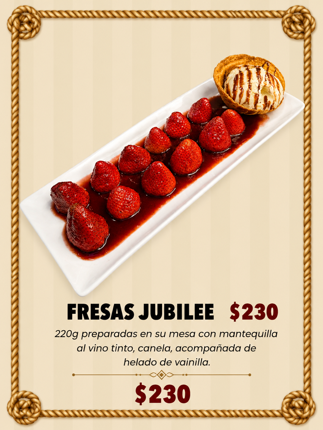 Postres - Fresas Jubile