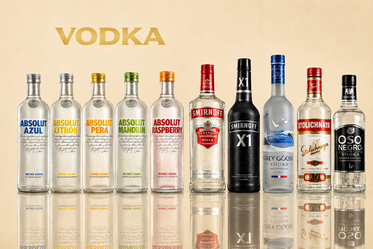 Menú - Vodka